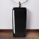 Умывальник отдельностоящий Rea Mia Black